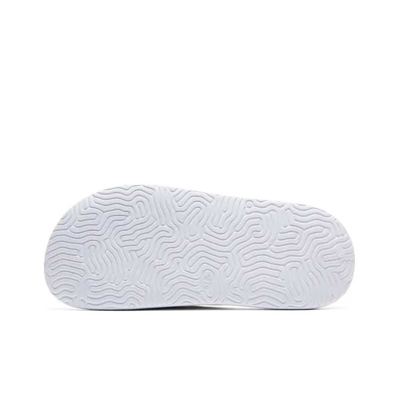 PEAK Slide Slippers Women's Large White Pink-5