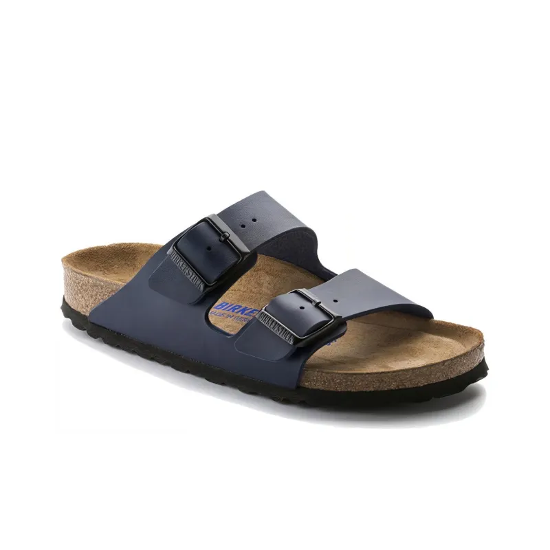 Birkenstock Slide Slippers Unisex Blue Narrow Fit-1