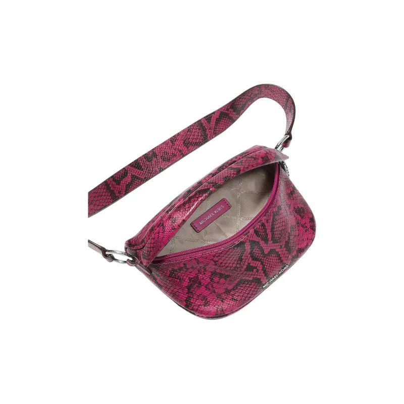 MICHAEL KORS Slater Leather Crossbody Bag Shoulder Bag Mini Women's Dark Purple Red-2