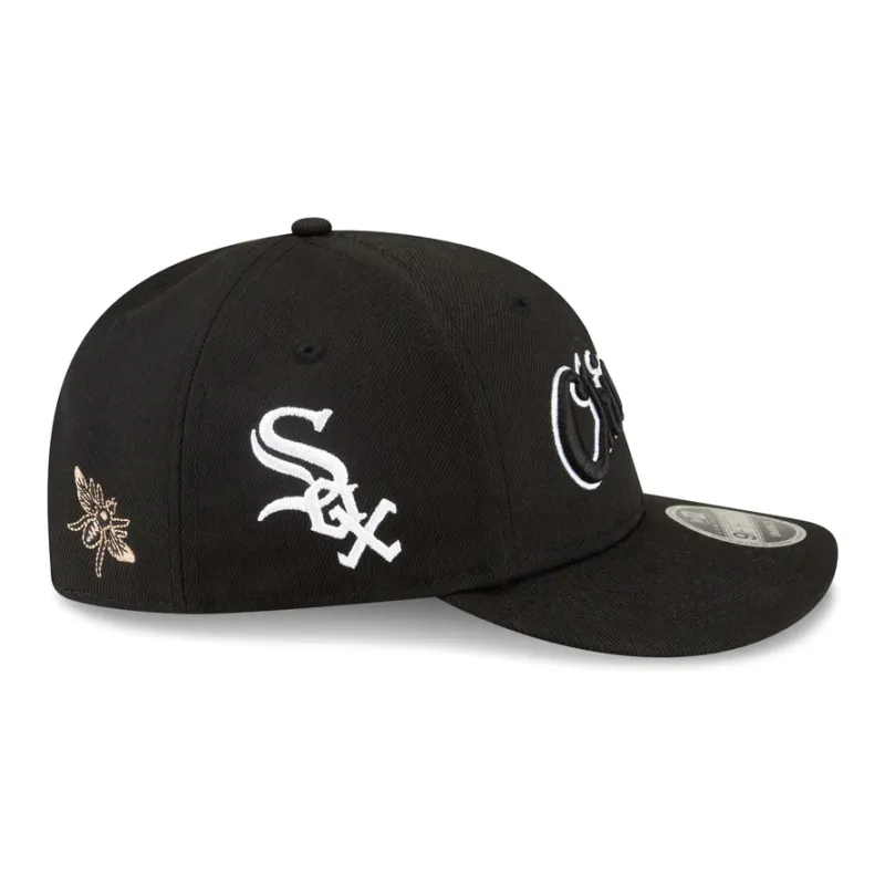 New Era Polyester Baseball Caps Men's Black-4