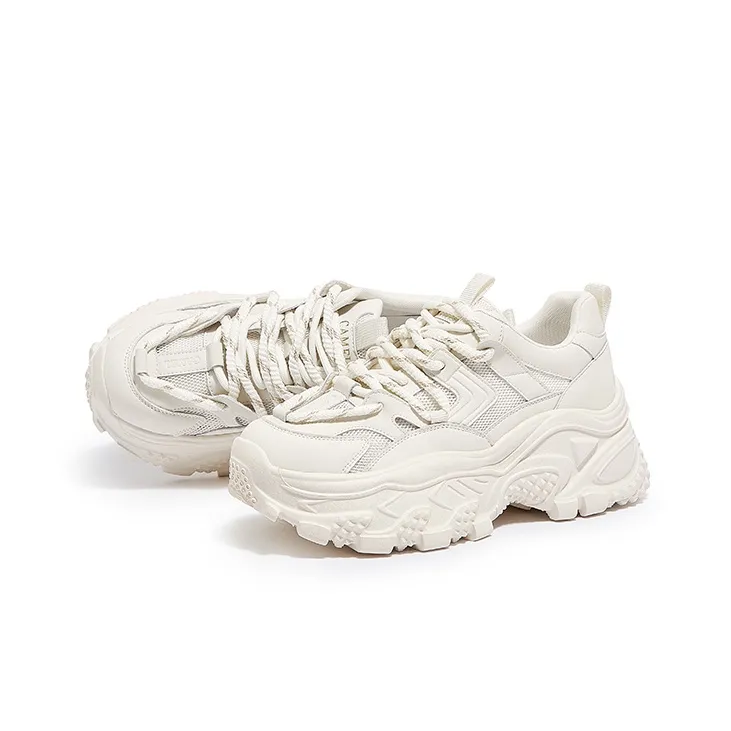 CAMEL Cushioning Anti-Slip And Wear-Resistant Low-Top Chunky Sneakers Women's-8