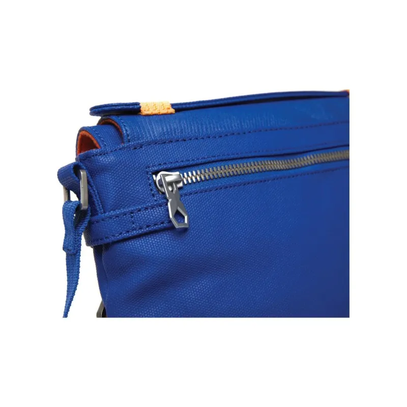 LiNing Leather One Shoulder Handbag Crossbody Bag Regular Unisex Blue-4