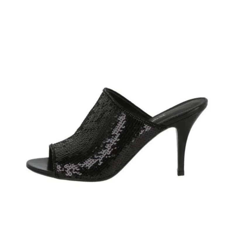 FERRAGAMO Slide Slippers Women's Black-0