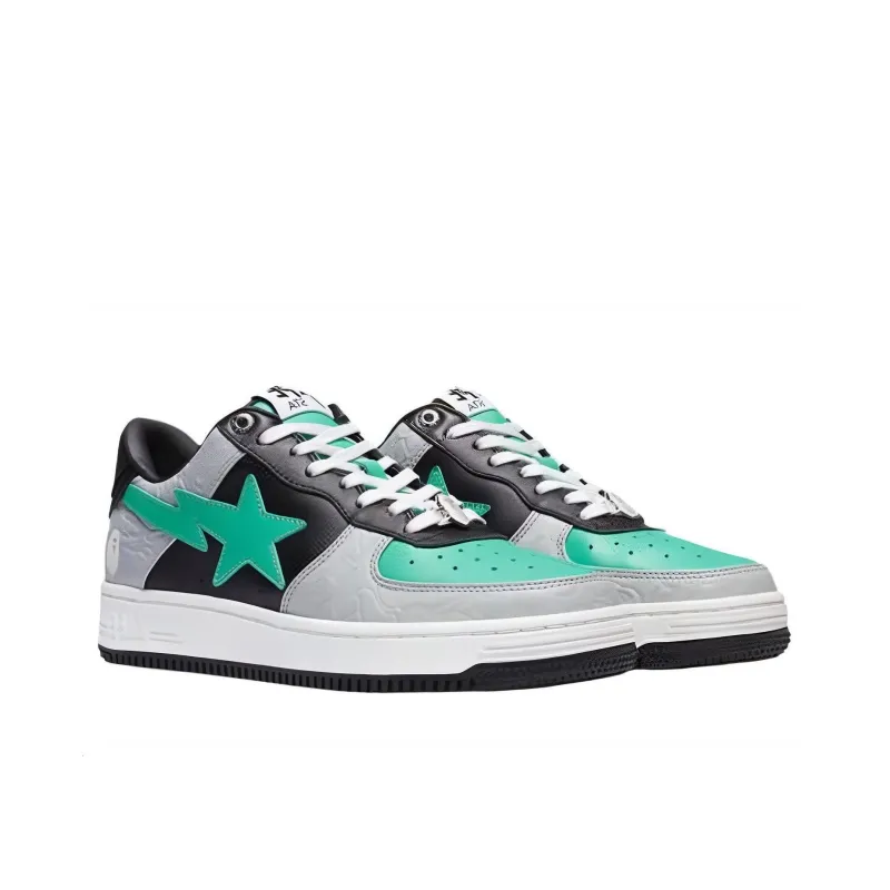 BAPE A BATHING APE Bape Sta Low Grey Mint Brown 2019-3