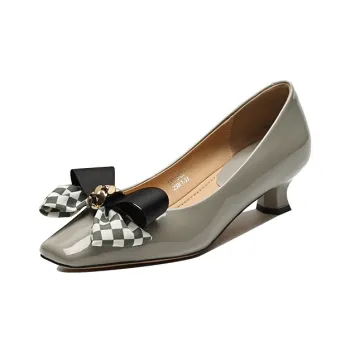 【dme】 Casual Single Shoes 3.5cm Women's Gray