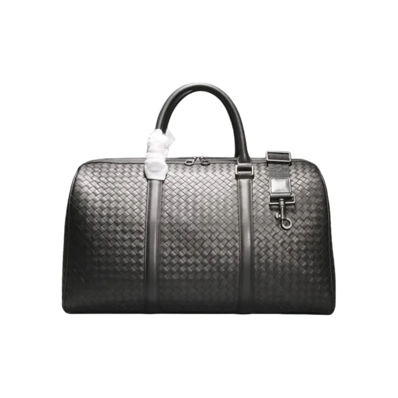 CMLZIUA Top Grain Cow Leather Handbag Unisex Black-0
