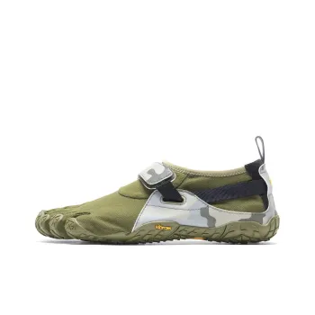 Vibram Cushioning Wear Resistant Low Top Training Shoes Men's Green Black