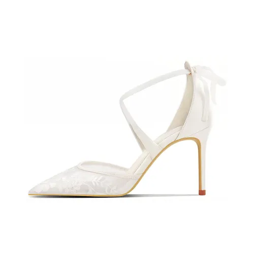 ROSE CASTLE High Heels Women's White