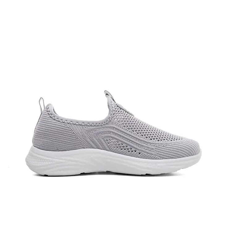 Warrior Walking Shoes Breathable Quick Dry Lightweight Low-Top Mesh Shoes Women's Gray-2