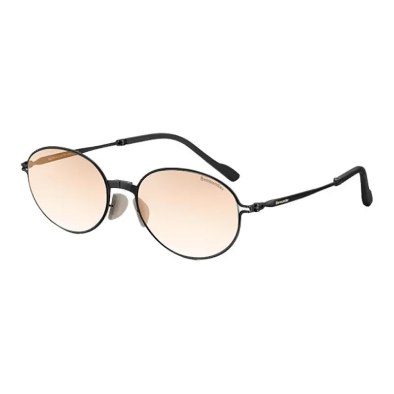 BENEUNDER Metal Oval Sunglasses Women's Multicolor-1