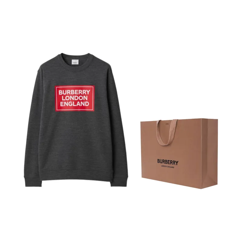Burberry Fawson Logo Print Crew Sweater-2