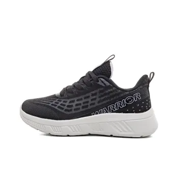 Warrior Durable Breathable Lightweight Low-Top Running Shoes Women's Black Purple