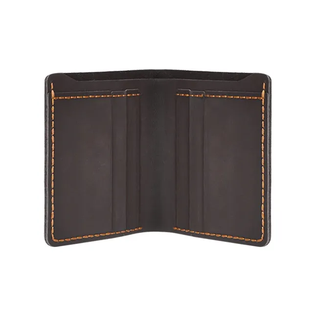 COTECi Cow Leather Card Holder, Coin Purse, Card Holder Regular Unisex Black/Dark Brown/Coffee-6