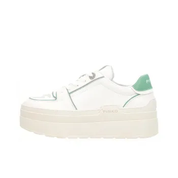 PINKO Greta Two tone Platform Sneakers Women's