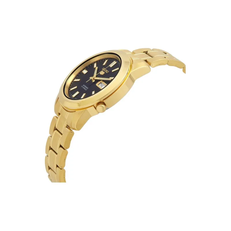 SEIKO Automatic Mechanical Movement Stainless Steel Strap Watch Men's Watches Black Dial-1