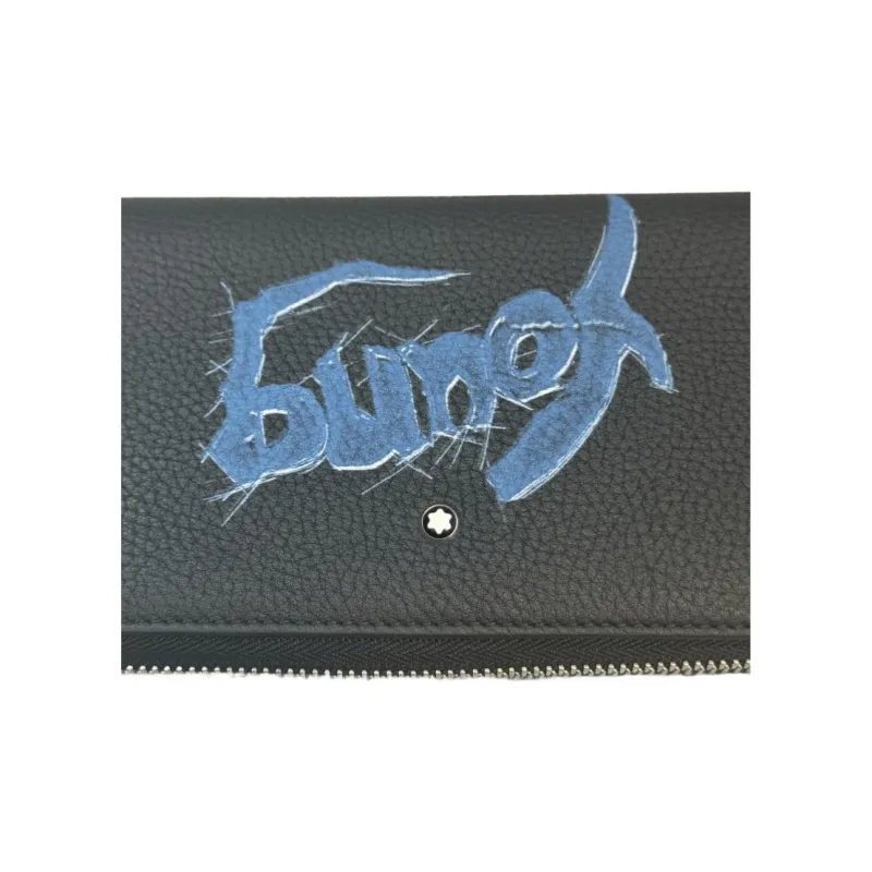 MONTBLANC Cow Leather Long Wallet Unisex-4