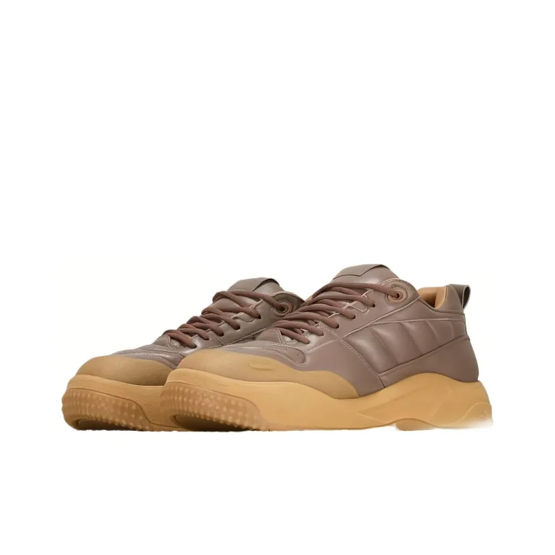 AMIPARIS Low Top Casual Shoes Unisex Taupe-3