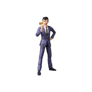 BANDAI Kogoro Mouri Bandai SHF Detective Conan Case Closed Action Figure Scale Figures