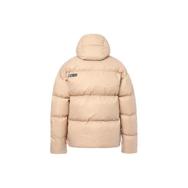 PUMA Down Jackets Men Khaki-3