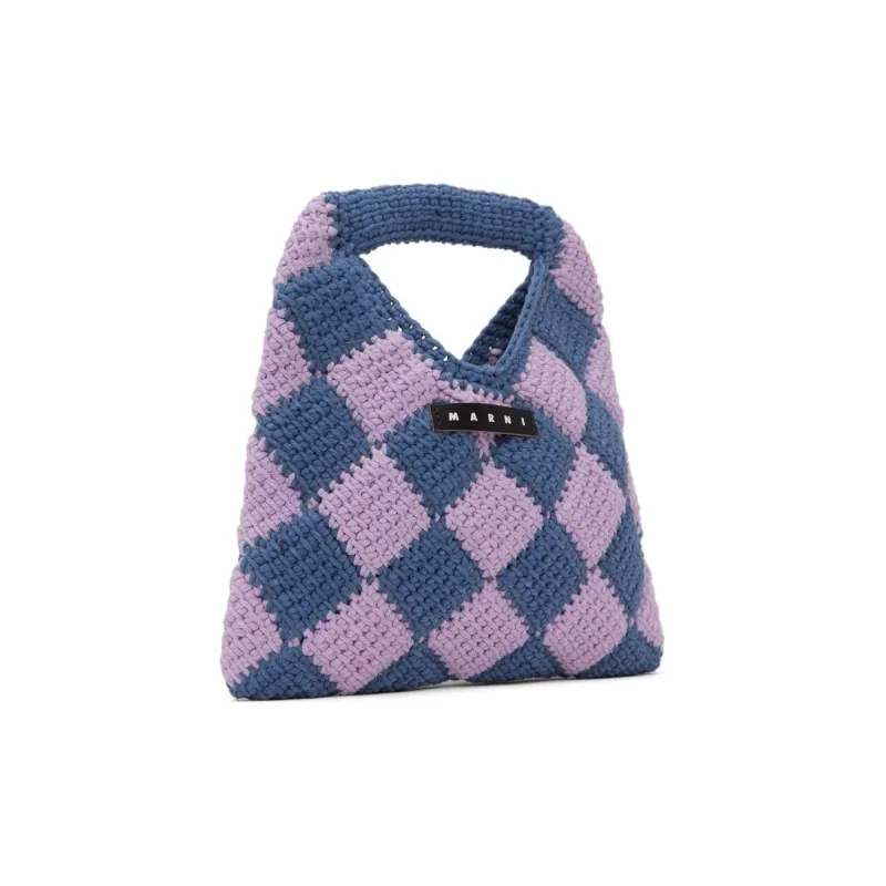 MARNI Polyacrylonitrile Handbag Kids' Purple & Blue-1