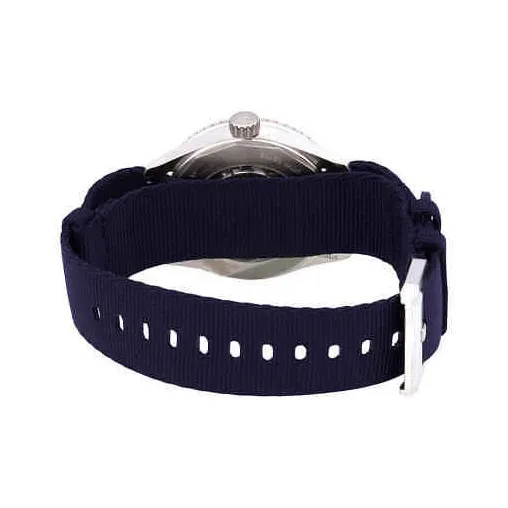 BLANCPAIN FIFTY FATHOMS Automatic Mechanical Movement Men's Watches Watch 38mm Blue Dial Steel Watch Case Fabric Strap-4