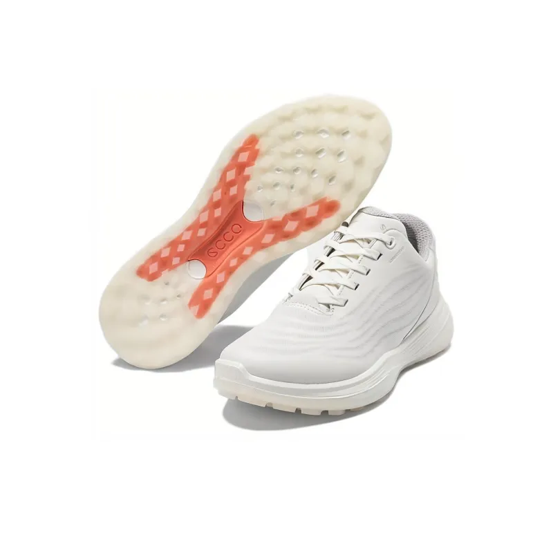 Ecco Wear Resistant Low Top Casual Shoes Women's White-3