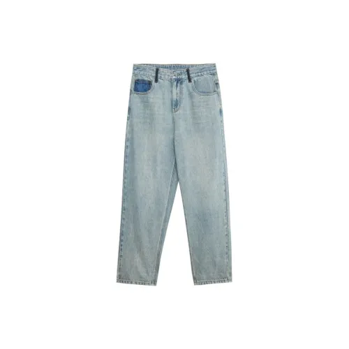 Asuka and new sake Jeans Women's Light Cyan