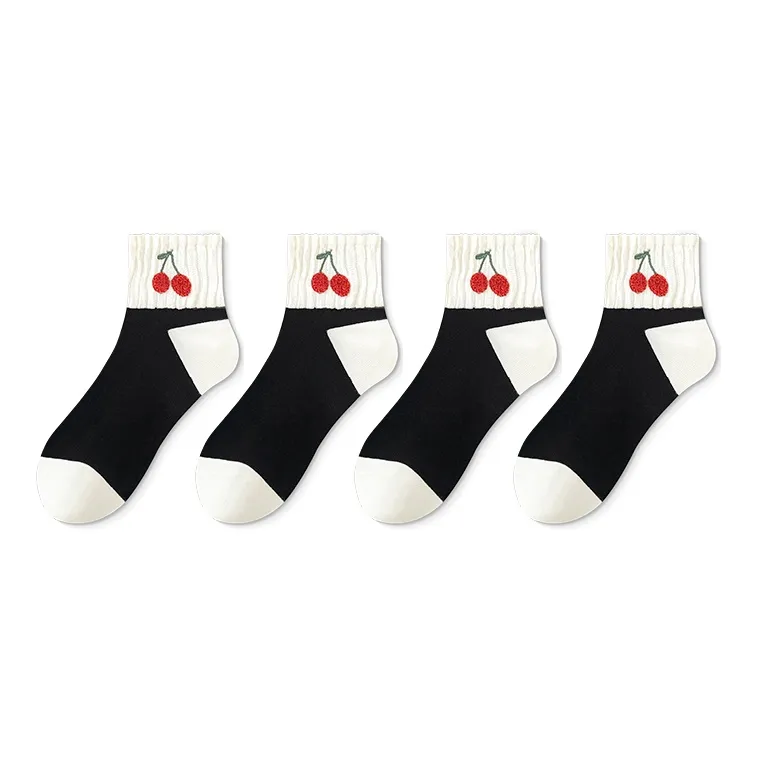 SALOATO Ankle Socks Women's 4 Pack-9