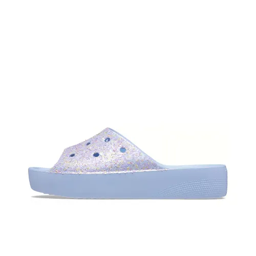 Crocs Slide Slippers Women's Light Blue