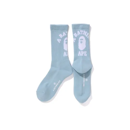 A BATHING APE Mid Calf Socks Women's
