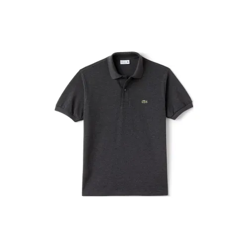 LACOSTE Polo Shirts Men Black Gray