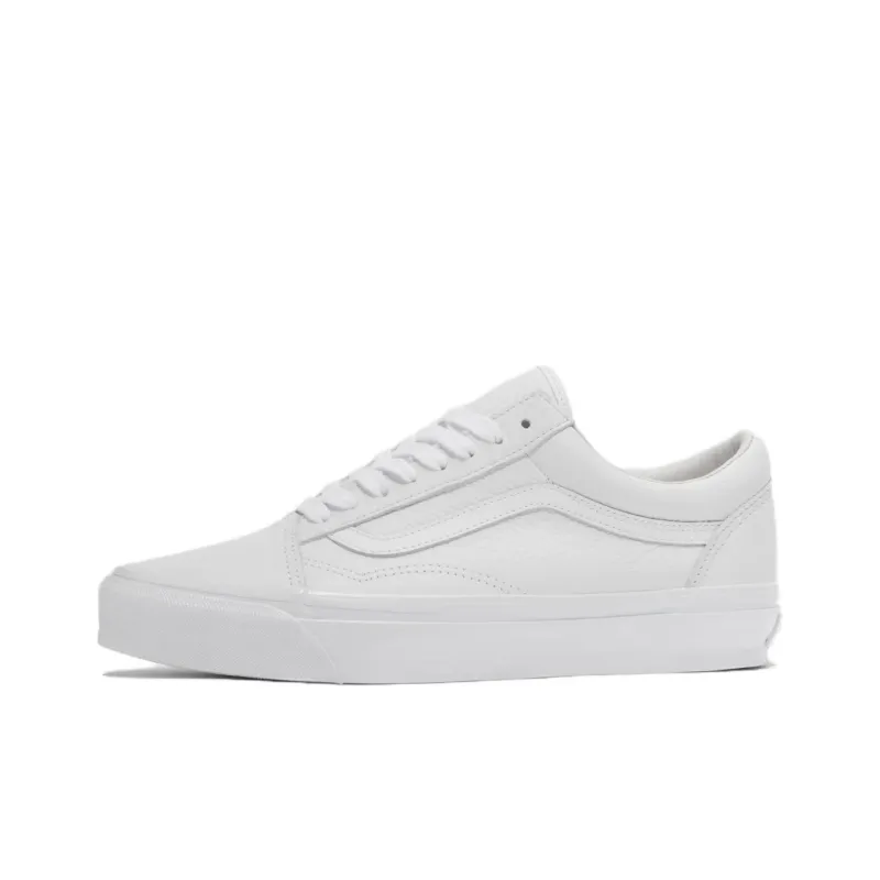 Vans Old Skool 36 Slip Resistant, Abrasion Resistant, Lightweight Low Top Skateboard Shoes Unisex White-0