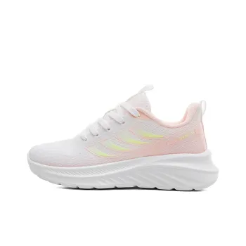 Warrior Durable Breathable Lightweight Low Top Running Shoes Women's White Pink