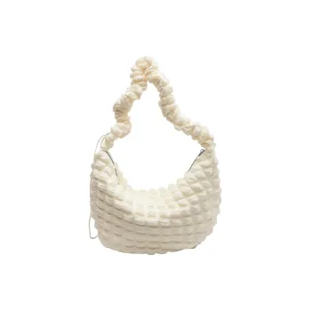 HAWA Polyester Cloud Bag Shoulder Bag Crossbody Bag Shoulder Bag Regular Women's Black/Coffee/White