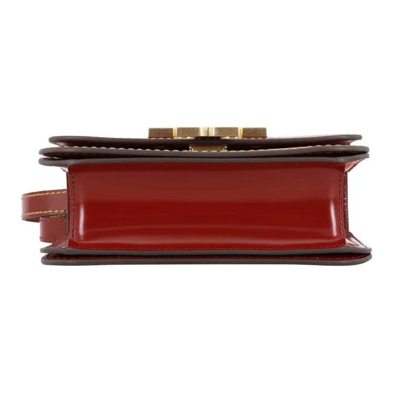 TORY BURCH Cow Leather Shoulder Bag Women's Burgundy-7