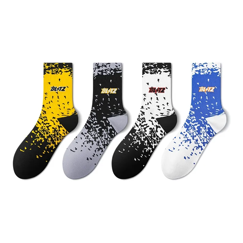 Taste The Color Mid Calf Socks Unisex 4 Pack-4
