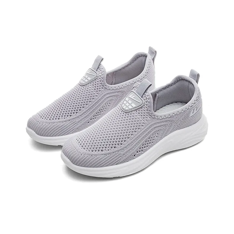 Warrior Walking Shoes Breathable Quick Dry Lightweight Low-Top Mesh Shoes Women's Gray-1