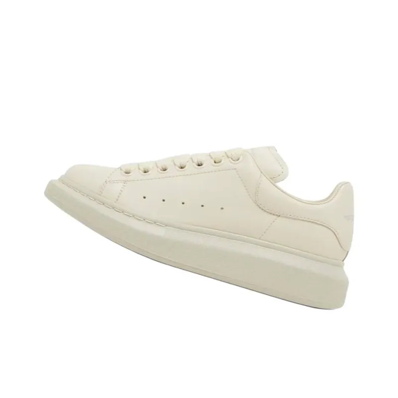 Alexander McQueen Oversized Sneaker Skateboard Shoes Women's Beige-3
