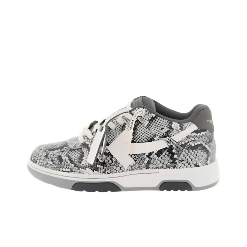 OFF-WHITE Out Of Office Snake-print Sneakers-0
