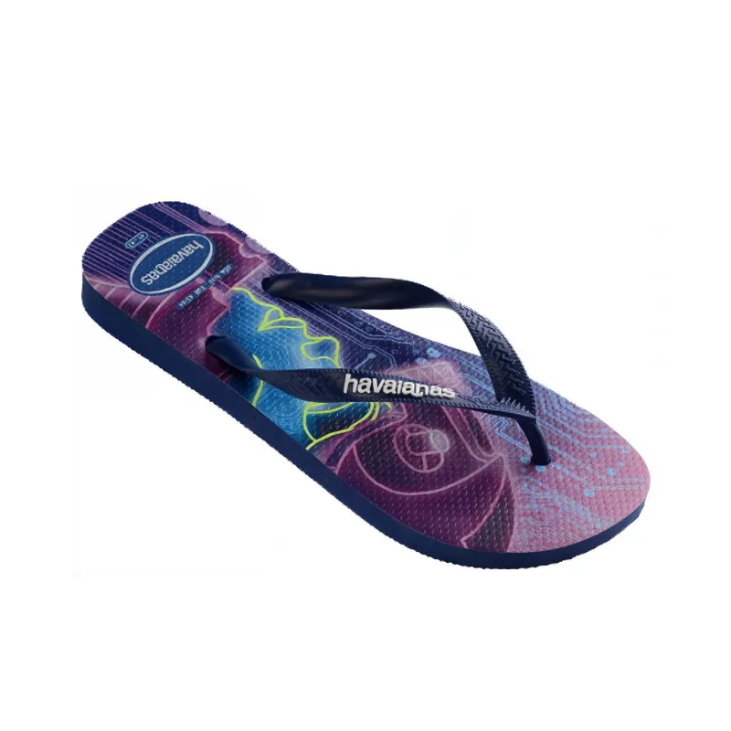 Havaianas Rubber Sole Flip Flops Women's Marine Blue-3