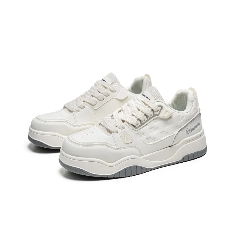 Meiretu Cushioning, Breathable, Slip Resistant Low Top Skateboard Shoes Men's-1