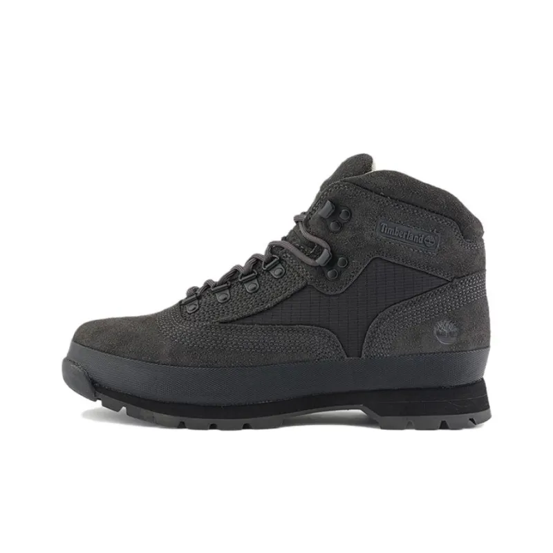 Timberland X White Mountaineering Euro Hiker Boots 'Black Suede'-0