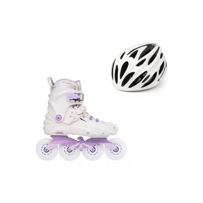 FLYING EAGLE Roller Skate Set PP+PU EPS Liner \ PC Shell Adults, Students, Beginners Unisex 36 46 X7D Black White-5