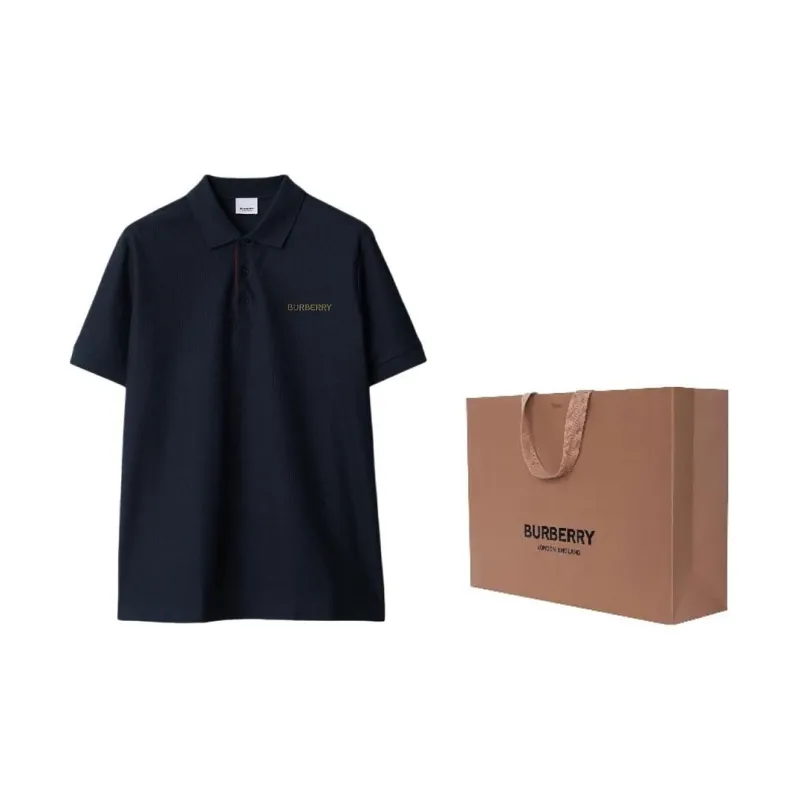 Burberry SS24 Polo Shirt Men's Navy-4