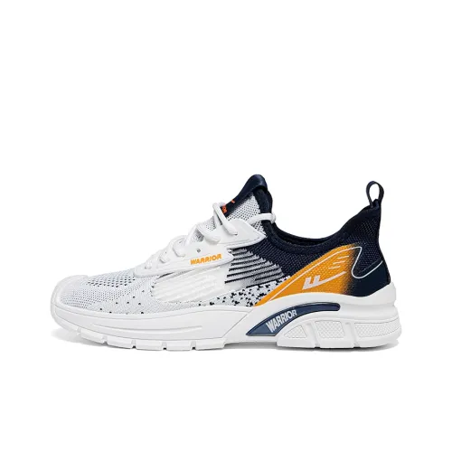 Warrior Lightweight And Breathable Low Top Casual Shoes Men's White Dark Blue