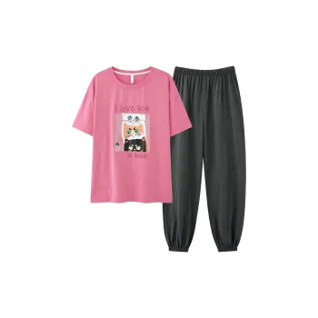 PBENO PD Pajama Set Women's Bright Pink