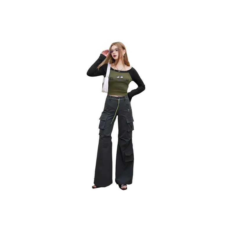 ELF SACK Cargo Pants Women's Alumni Gray-1
