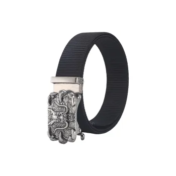 JW Automatic Buckle No Tooth Belt Casual Trendy Versatile Belt Belt Width 3.4cm Men's
