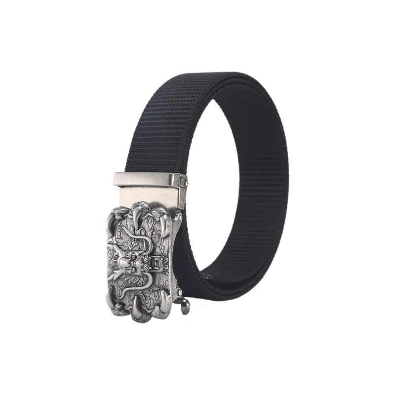 JW Automatic Buckle No Tooth Belt Casual Trendy Versatile Belt Belt Width 3.4cm Men's-0