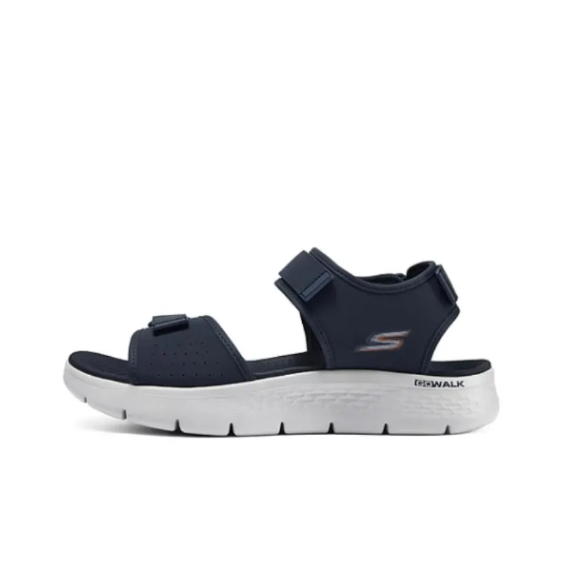 Skechers Go Walk Fle Beach Sandals Men's Blue Orange-0